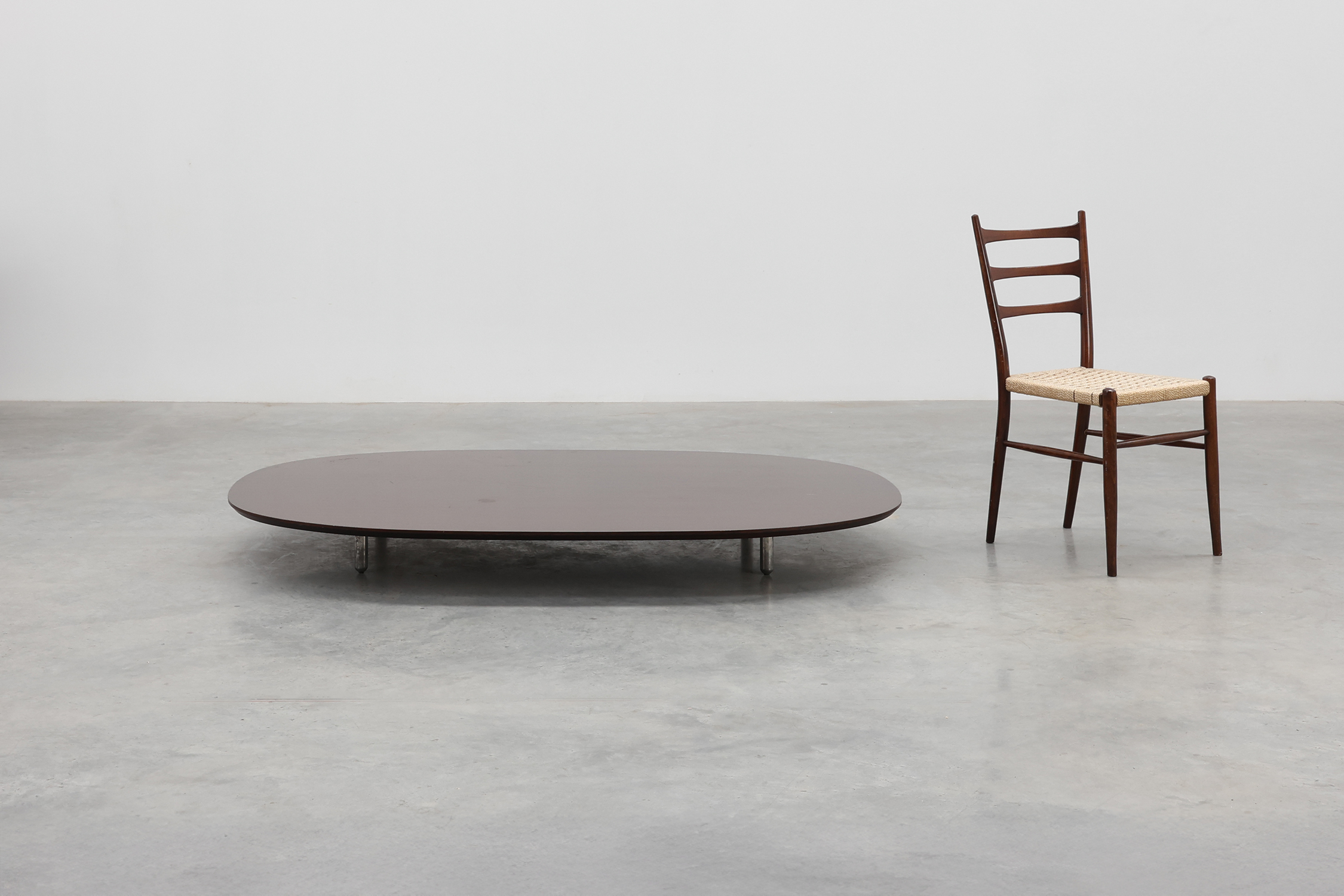 Minimalist Walnut Coffee Table by Cappellini, Italythumbnail